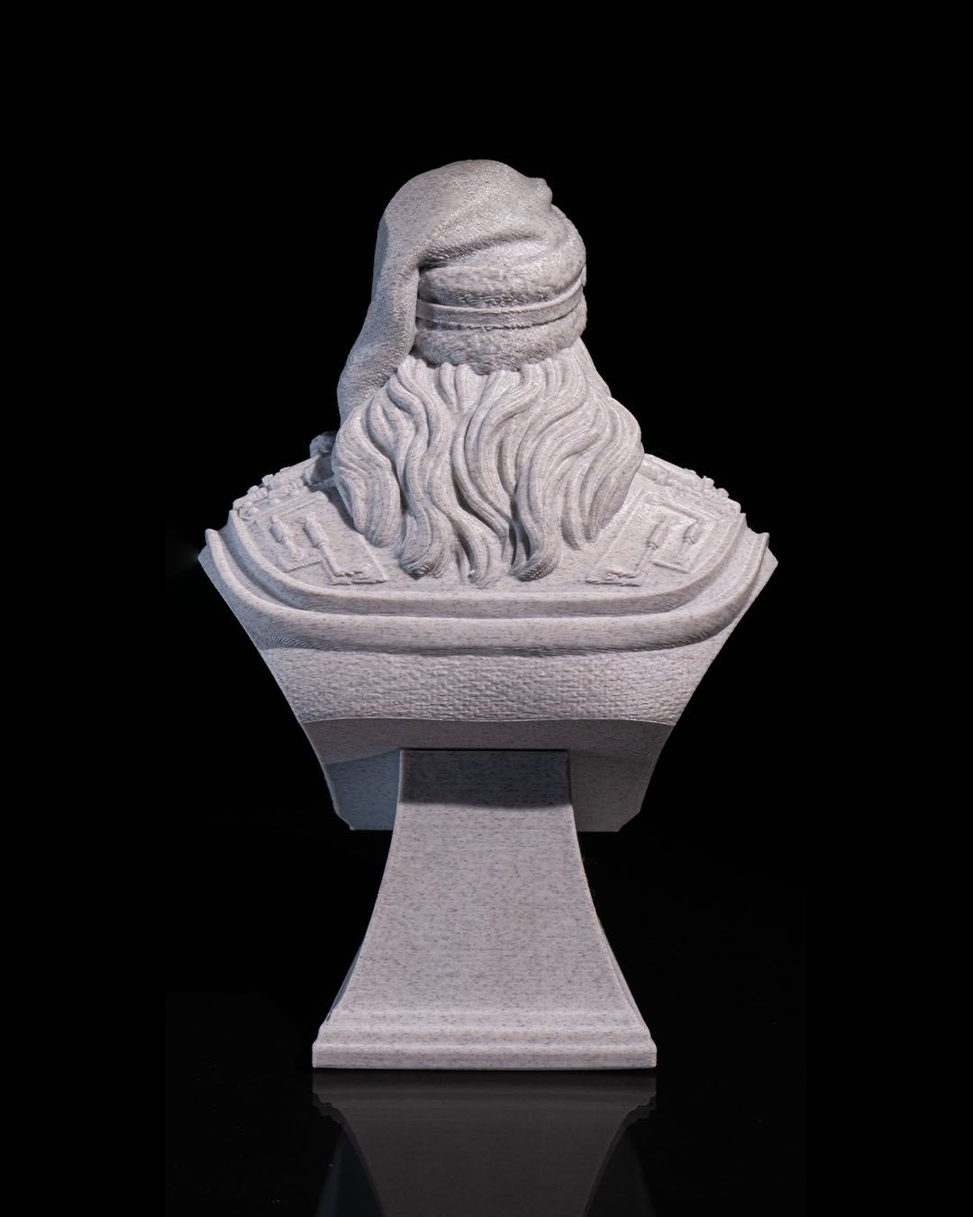 Steampunk mikulás szobor - 15 cm